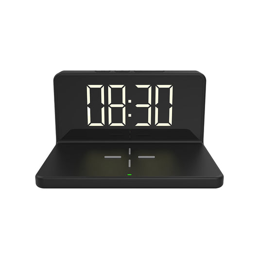 The Source Wireless Phone Charging Alarm Clock - Ασύρματος Φορτιστής Smartphone Ξυπνητήρι – Θήκη για κινητό από το PhoneBazaar.gr
