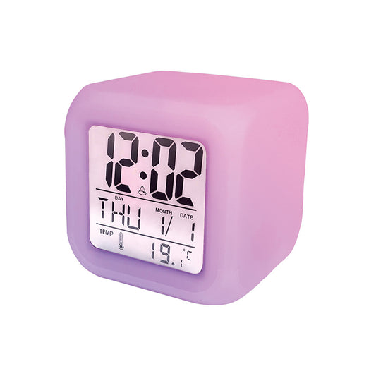 The Source Colour Change Digital Clock - Ψηφιακό Επιτραπέζιο Ρολόι Με Εναλλαγή Χρωμάτων – Θήκη για κινητό από το PhoneBazaar.gr