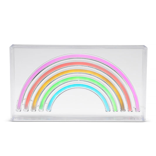 The Source - Boxed Rainbow Light Neon - Φωτιστικό Σε Σχήμα Ουράνιου Τόξου – Θήκη για κινητό από το PhoneBazaar.gr