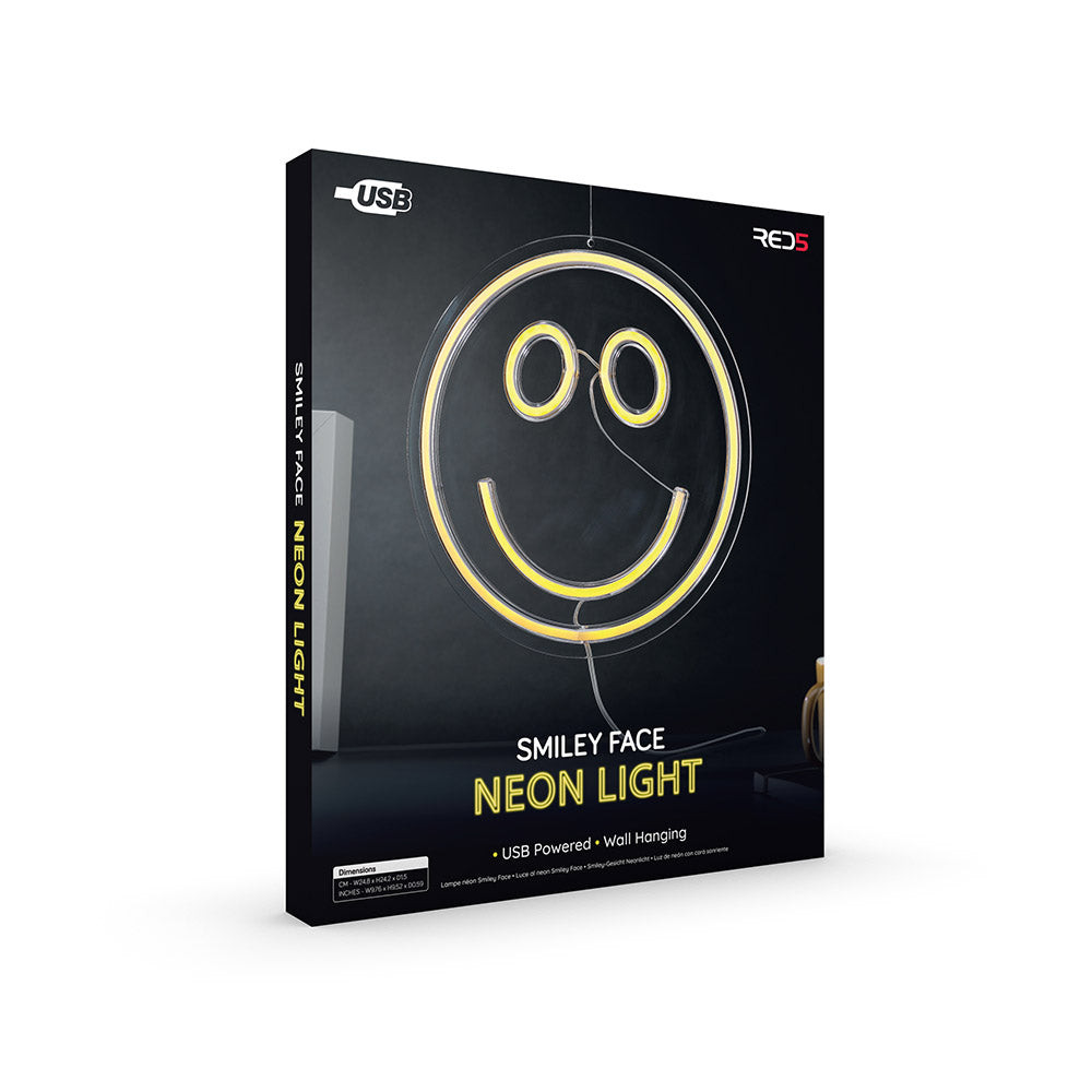 The Source - Neon Smiley Face - Διακοσμητικό Φωτιστικό Τοίχου Χαμογελαστό Πρόσωπο – Θήκη για κινητό από το PhoneBazaar.gr