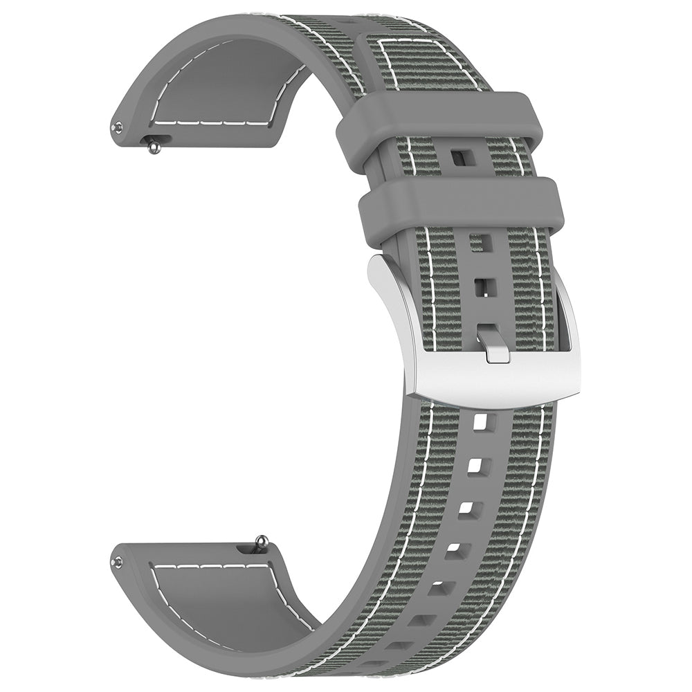 Techsuit - Watchband 22mm (W051) - Huawei Watch GT 2 (46mm)/GT 2 Pro/GT 3 Pro (46mm)/Ultimate, Xiaomi Watch S1 - Gray