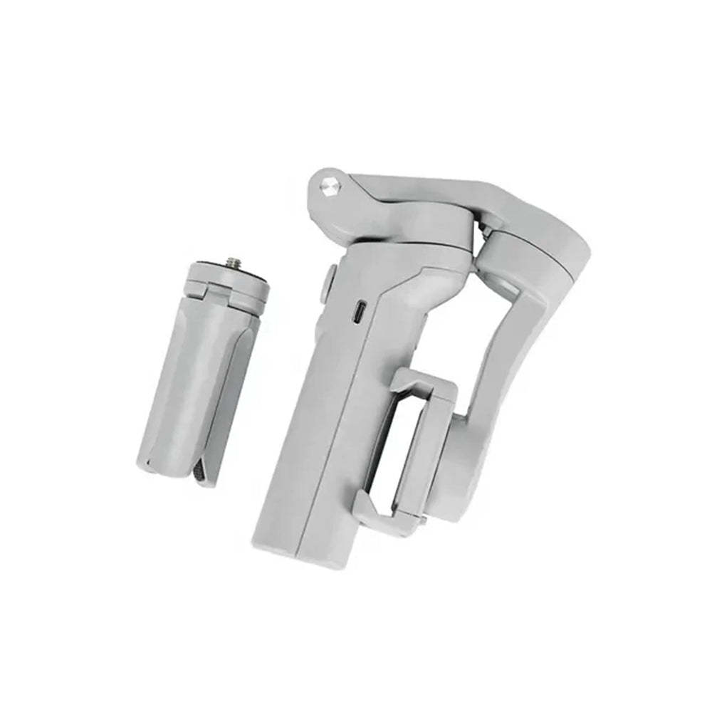 Techsuit - Phone Gimbal (F5) - with Face Tracking, Inception mode, Beauty Function, Time-Lapse, Foldable, 2200mAh - Gray