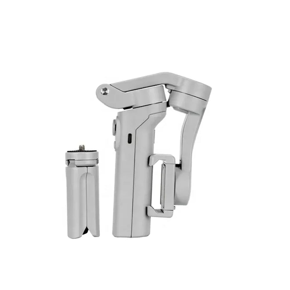 Techsuit - Phone Gimbal (F5) - with Face Tracking, Inception mode, Beauty Function, Time-Lapse, Foldable, 2200mAh - Gray