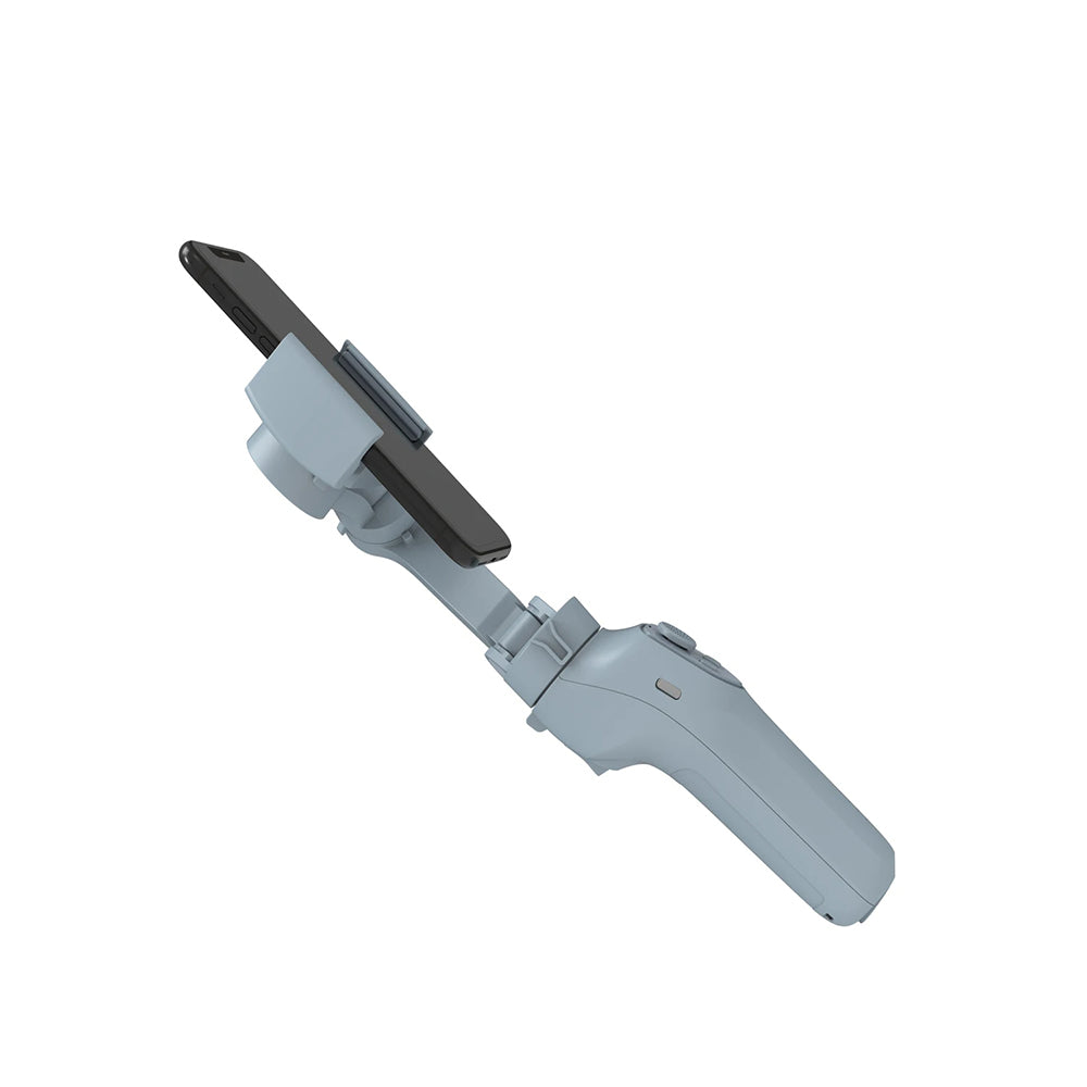 Techsuit - Phone Gimbal (L7C Pro) - with Bluetooth, Inception Mode, Beauty Function, Tripod, 2000mAh - Gray