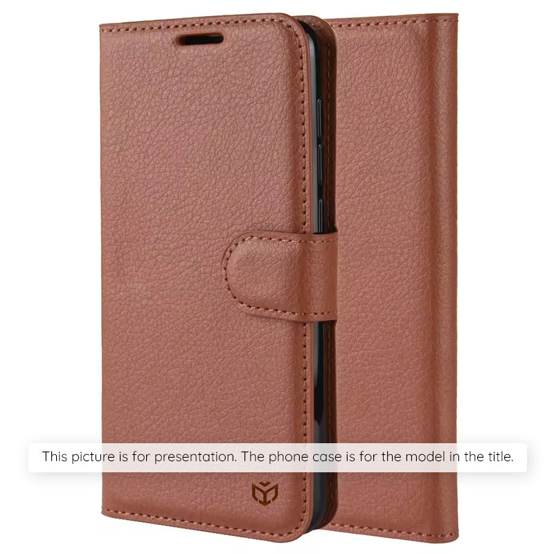 Techsuit - Leather Folio - Honor 400 Smart 5G / 400 Smart 4G / X7d 4G - Brown