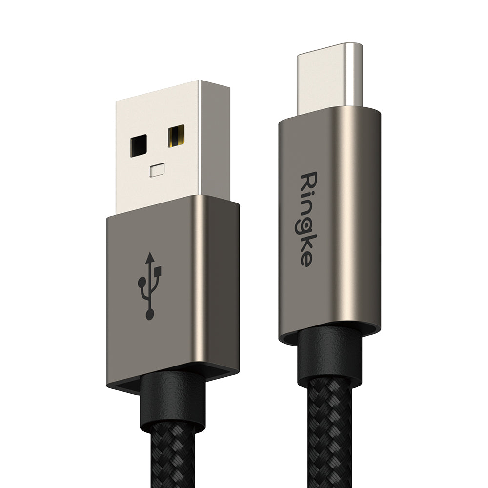 Ringke - Data Cable - USB to Type-C, 60W, 2m - Black