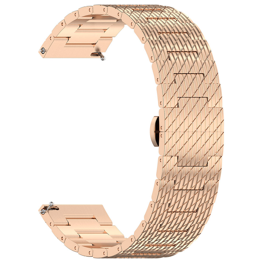 Techsuit - Watchband 22mm (W052) - Huawei Watch GT 2 (46mm)/GT 2 Pro/GT 3 Pro (46mm)/Ultimate, Xiaomi Watch S1 - RoseÂ Gold