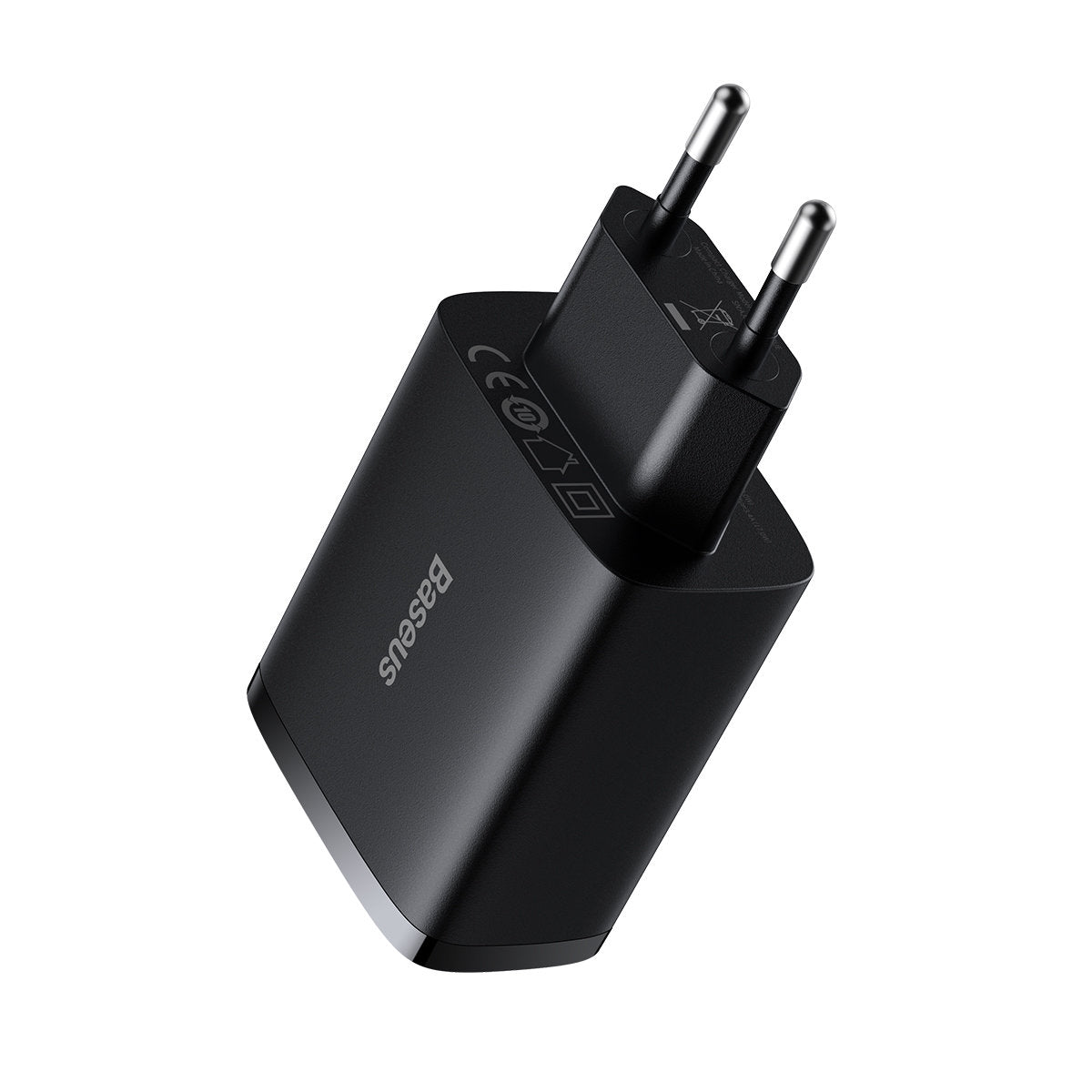 Baseus - Wall Charger Compact (CCXJ020101) - Universal Compatibility, 3 x USB, 17W, 5V - Black