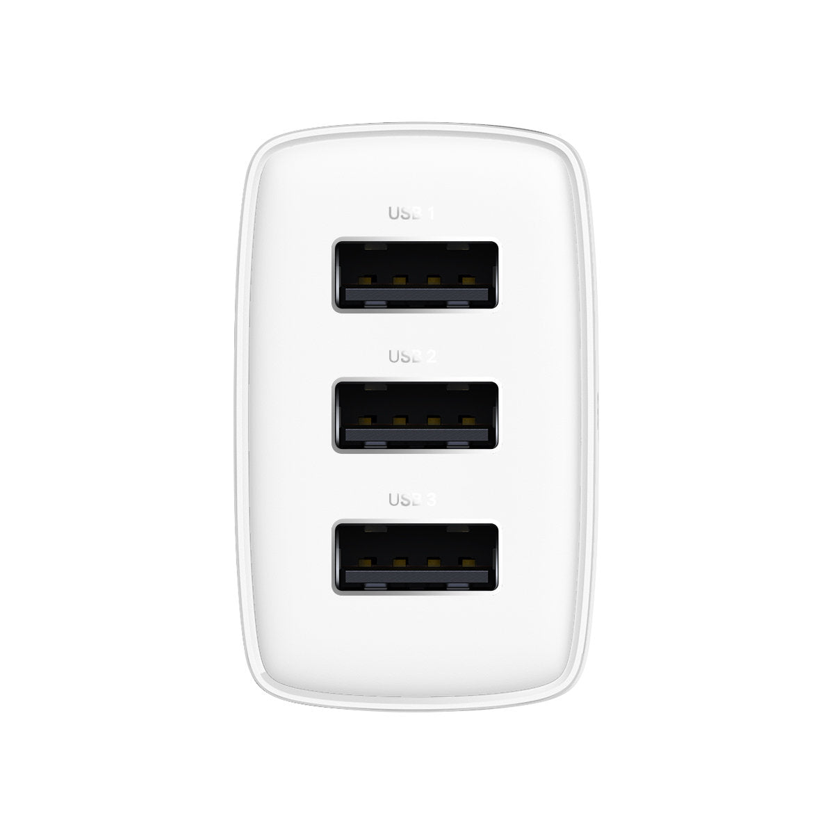 Baseus - Wall Charger Compact (CCXJ020102) - Universal Compatibility, 3 x USB, 17W, 5V - White