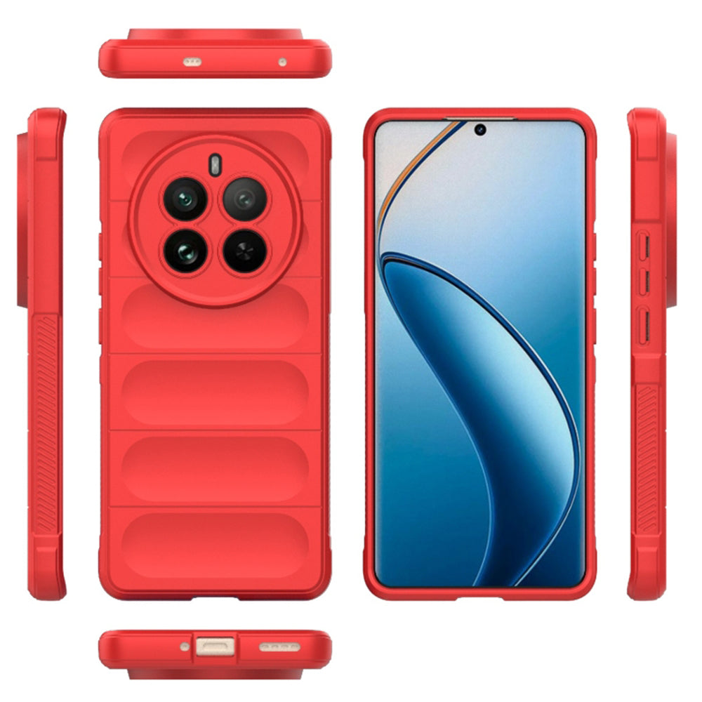 Techsuit - Magic Shield - Realme 12 Pro / 12 Pro+ - Red