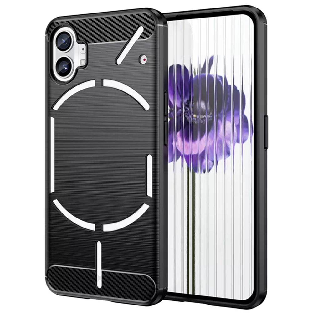 Techsuit - Carbon Silicone - Nothing Phone (1) - Black