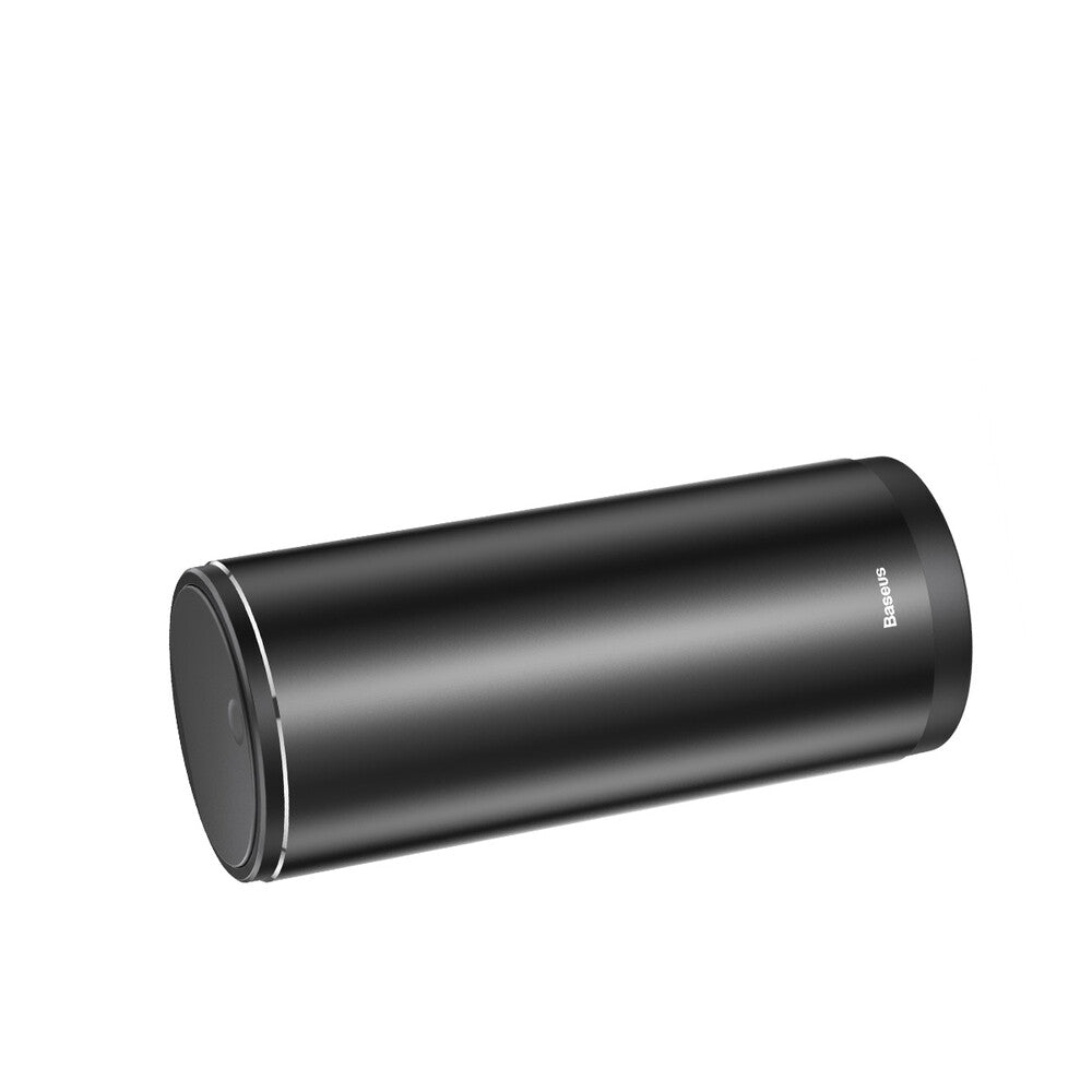 Baseus - Trash Can Gentleman Style (CRLJT-01) - with 30 Garbage Bags, Aluminum Alloy, ABS, 500ml - Black