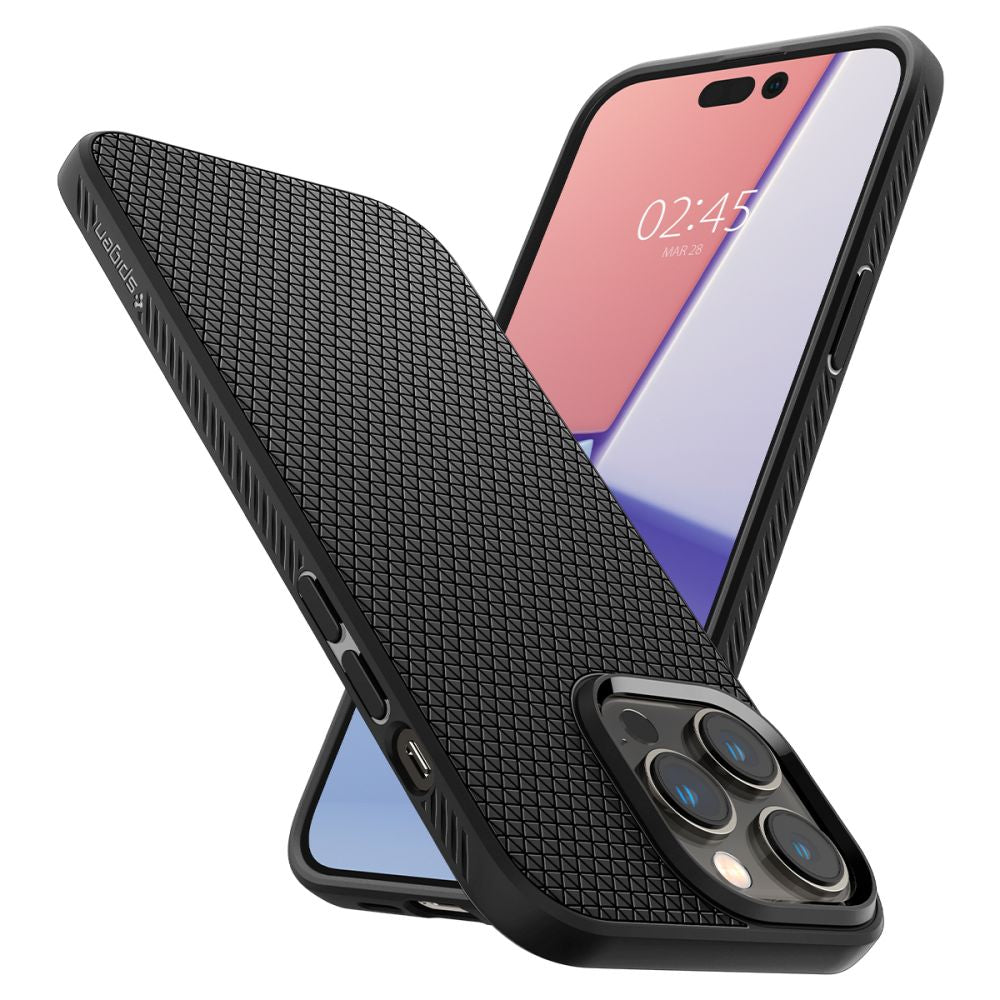 Spigen Liquid Air Iphone 14 Pro Case - Matte Black