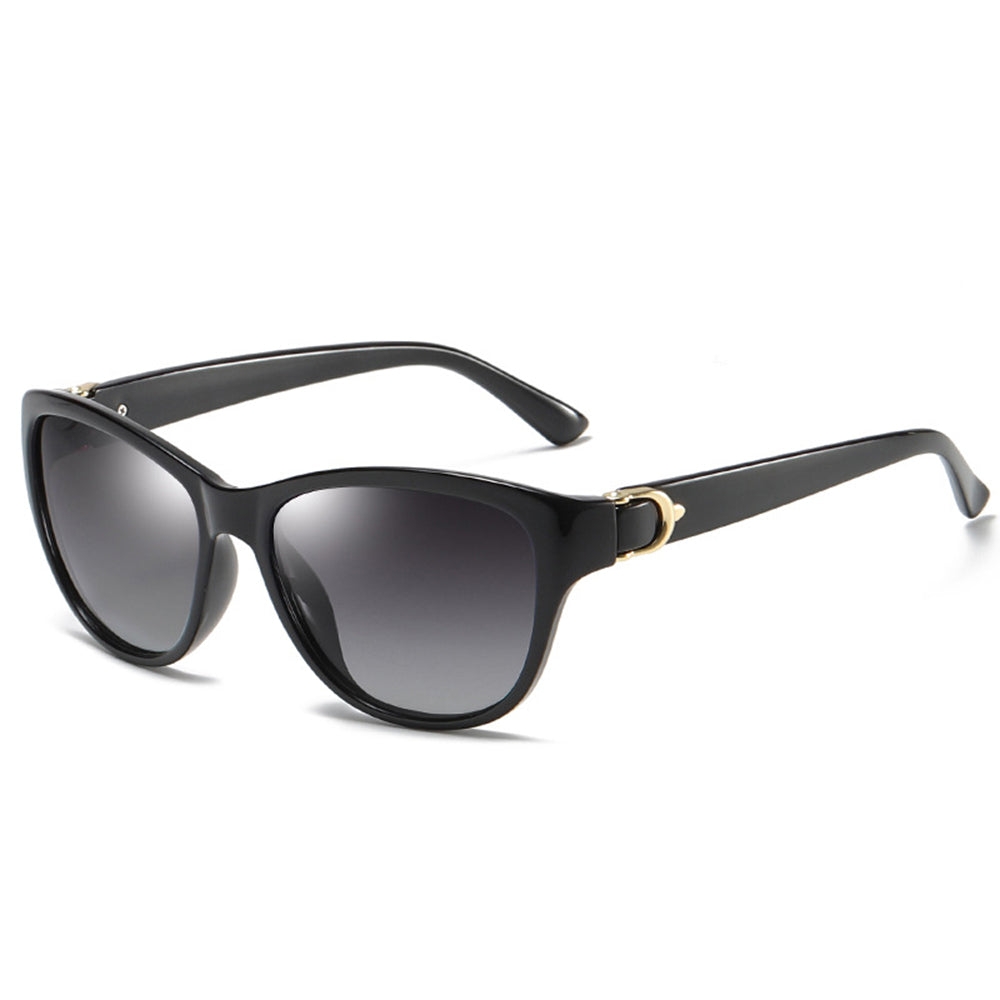 Techsuit - Μόδα > Αξεσουάρ > Γυαλιά Ηλίου Polarized (A572) - for Women with UV Protection, PC - Black / Gradient Gray
