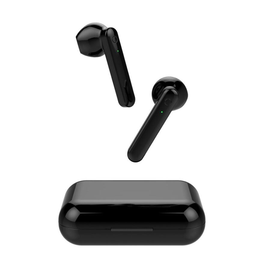 Forever - True Wireless  Earphones - Black -  Ακουστικά με Θήκη Φόρτισης σε μαύρο χρώμα