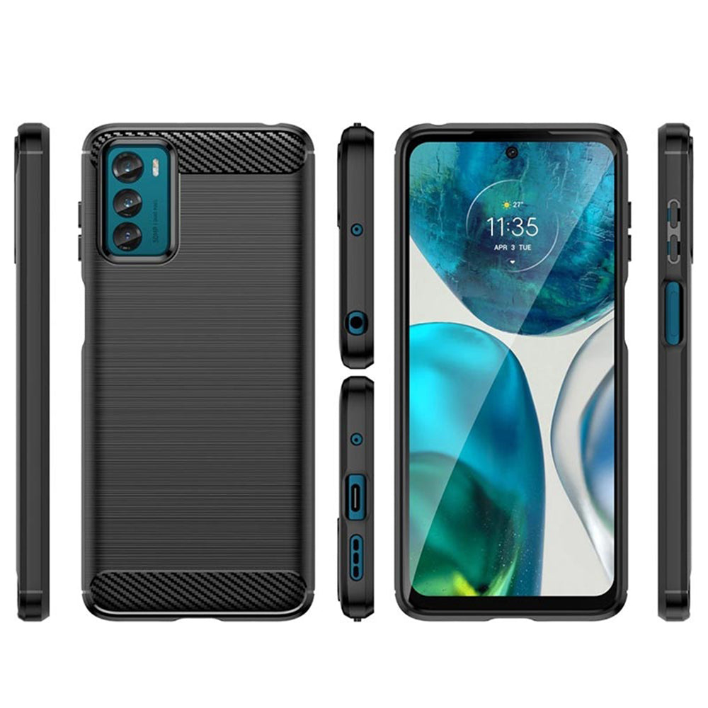Techsuit - Carbon Silicone - Motorola Moto G42 - Black