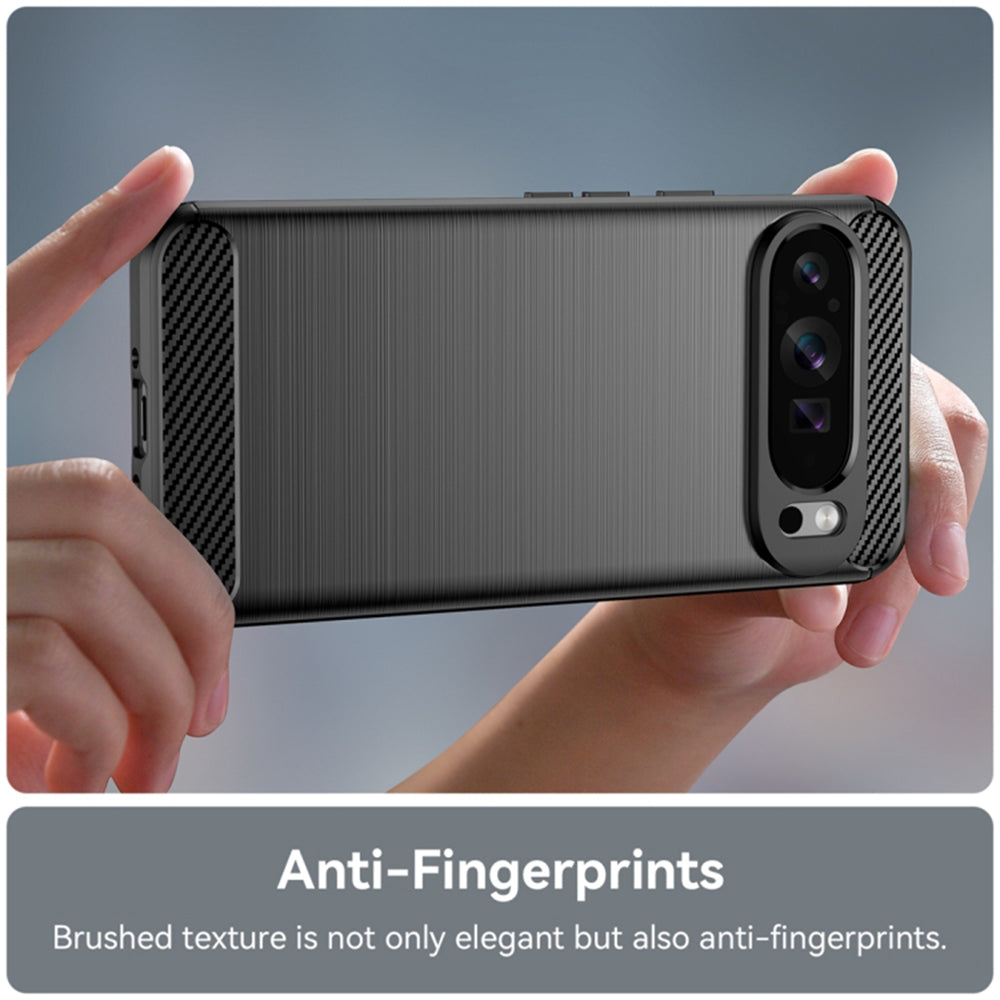 Techsuit - Carbon Silicone - Google Pixel 9 Pro XL - Black