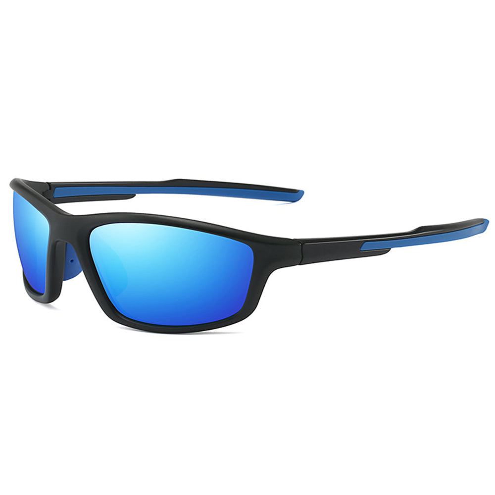 Techsuit - Bike Glasses (3047) - for Cycling and Sport Outdoor Activities, with UV Protection, Unisex - Blue