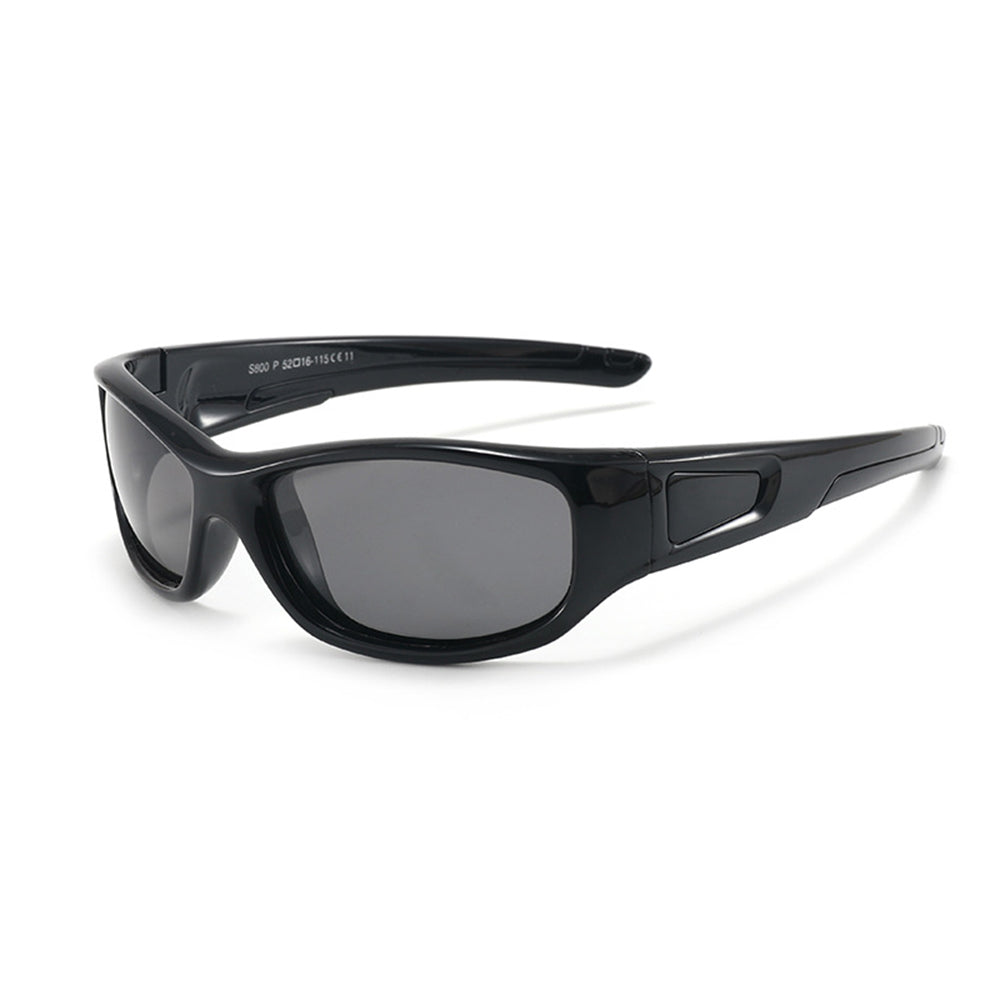 Techsuit - Μόδα > Αξεσουάρ > Γυαλιά Ηλίου Polarised (800-C11) - for Kids, Sport Type, Flexible - Bright Black