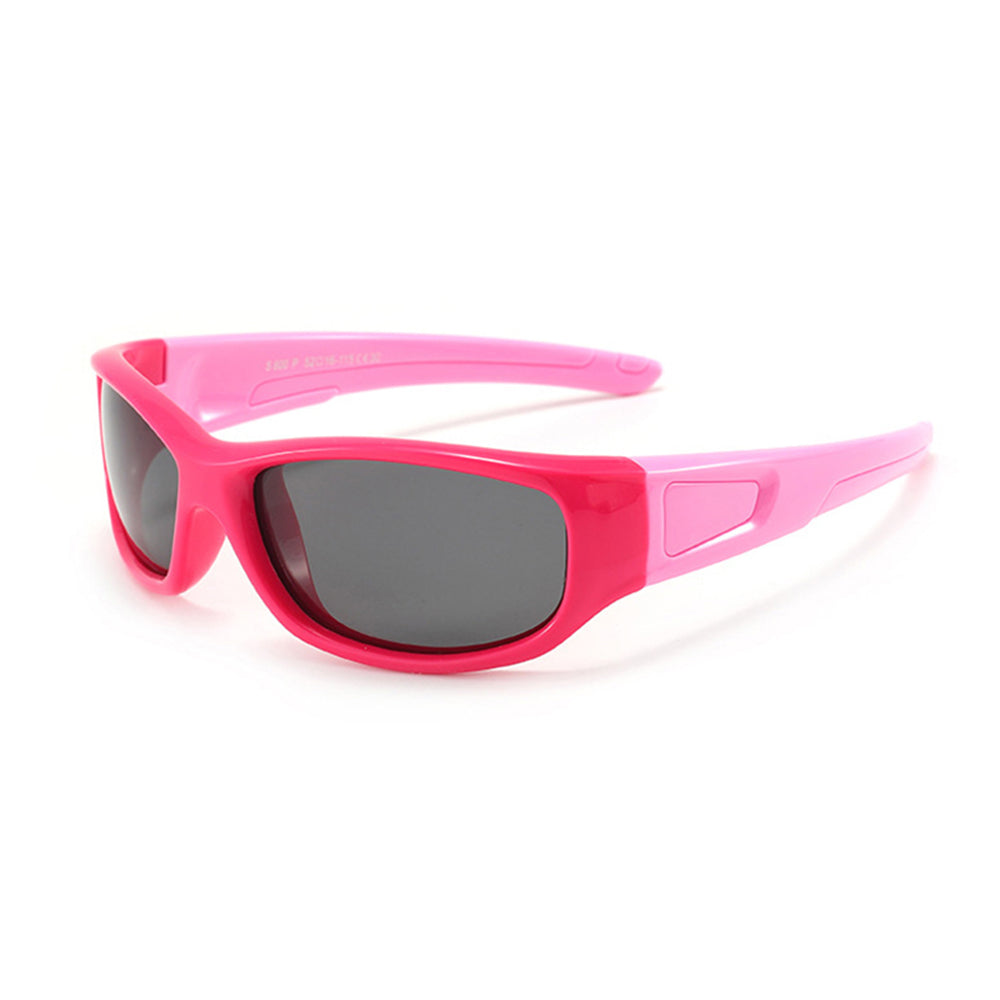 Techsuit - Μόδα > Αξεσουάρ > Γυαλιά Ηλίου Polarised (800-C30) - for Kids, Sport Type, Flexible - Rose Red / Pink