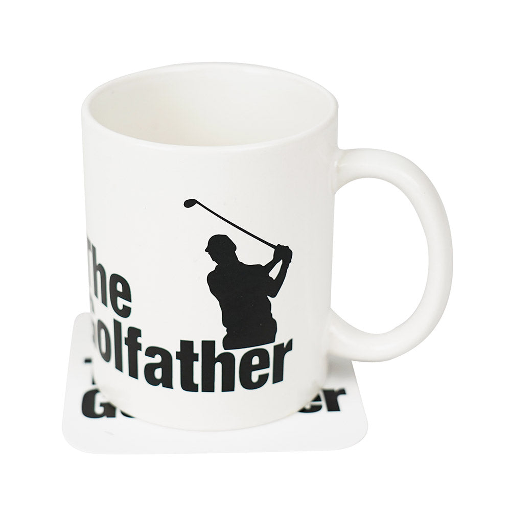 The Source Golfather Mug And Coaster – Κούπα & Σουβέρ Golfather – Σετ Δώρου Για Παίκτες Του Γκολφ – Θήκη για κινητό από το PhoneBazaar.gr