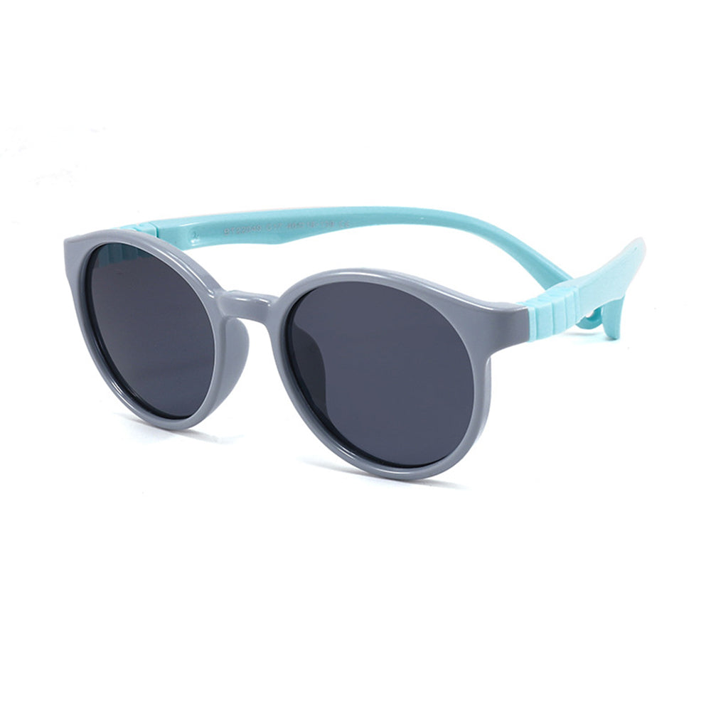 Techsuit - Μόδα > Αξεσουάρ > Γυαλιά Ηλίου Polarised (22049) - for Kids, Round Shape, without Screw - Gray / Blue