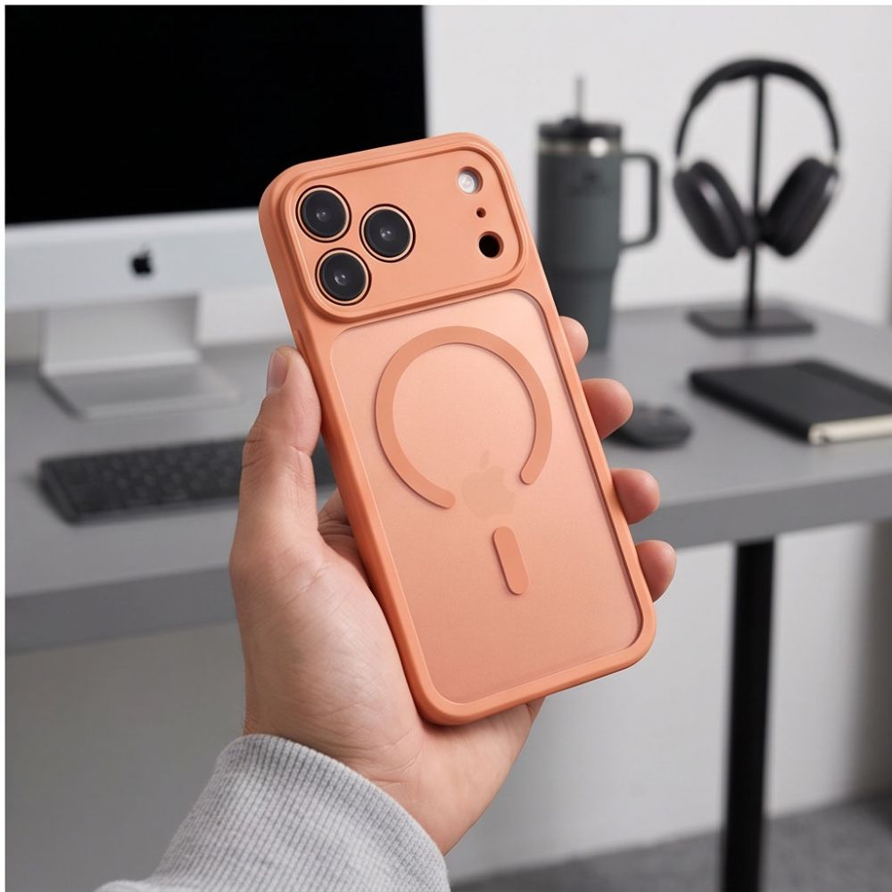 Θήκη Tech-Protect BASICMAG MagSafe iPhone 17 PRO MAX / 18 PRO MAX Cosmic Orange Ματ - iPhone 17 Pro Max