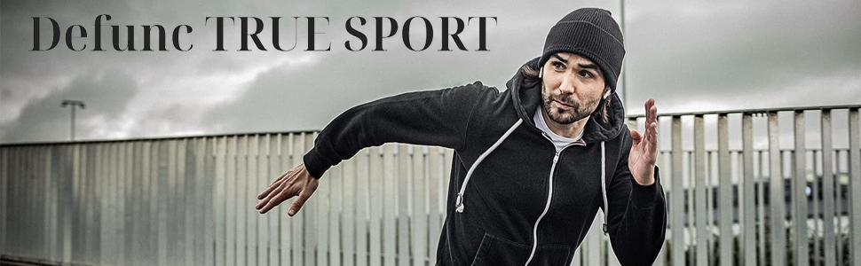 Defunc TRUE SPORT Bluetooth 5.2 Ασύρματα Αθλητικά True Wireless Ακουστικά με θήκη (ασημί)