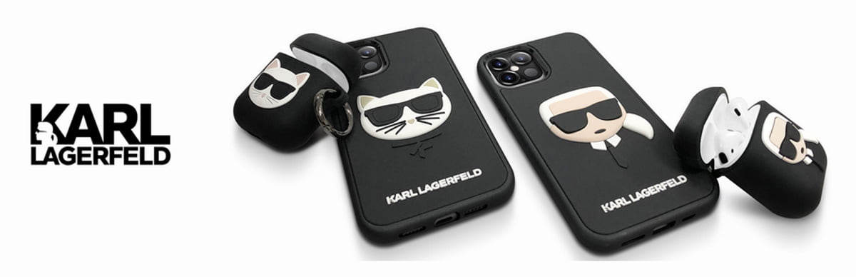 Karl Lagerfeld Ikonik Collection Computer Sleeve Θήκη κατάλληλη για MacBook / Laptop 16" (Μαύρο - KLCS16KHBK)