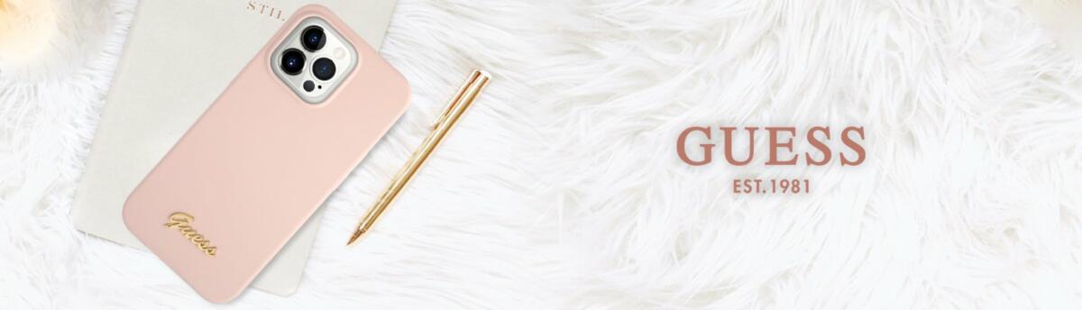 Guess Translucent MagSafe Compatible Back Cover Διάφανη Θήκη προστασίας συμβατή με MagSafe – Apple iPhone 13 Pro (Ροζ)