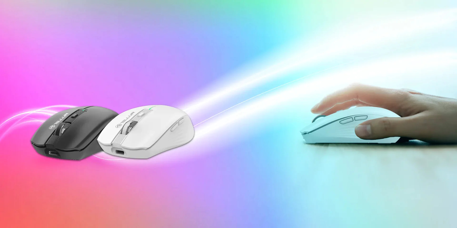 Tellur Wireless Silent Click - Ασύρματο Ποντίκι σε μαύρο χρώμα