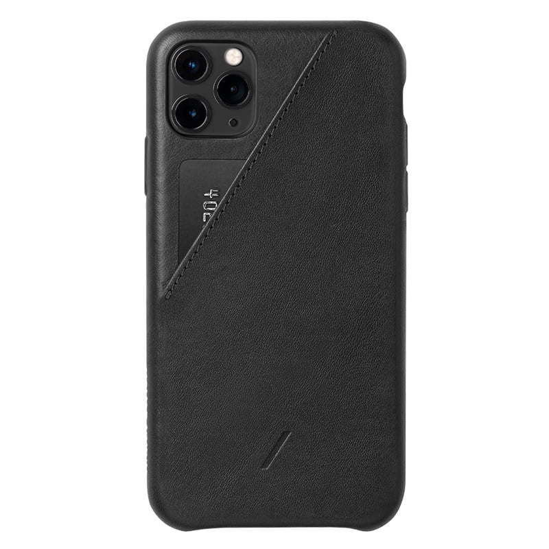 Native Union Clic Card Δερμάτινη Θήκη Προστασίας Για Apple Iphone 11 Pro Max Με Υποδοχή Για Κάρτες – Μαύρη – Θήκη για κινητό από το PhoneBazaar.gr