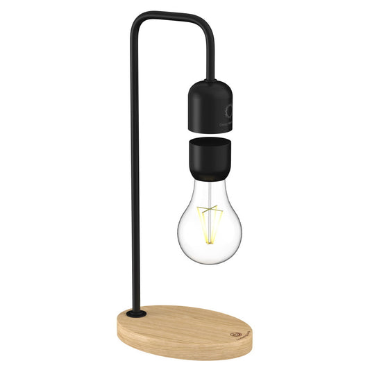 Designnest® Levitating Light Bulb |Table Lamp| Μαγνητικό Αιωρούμενο Επιτραπέζιο Φωτιστικό (Μαύρο) – Θήκη για κινητό από το PhoneBazaar.gr