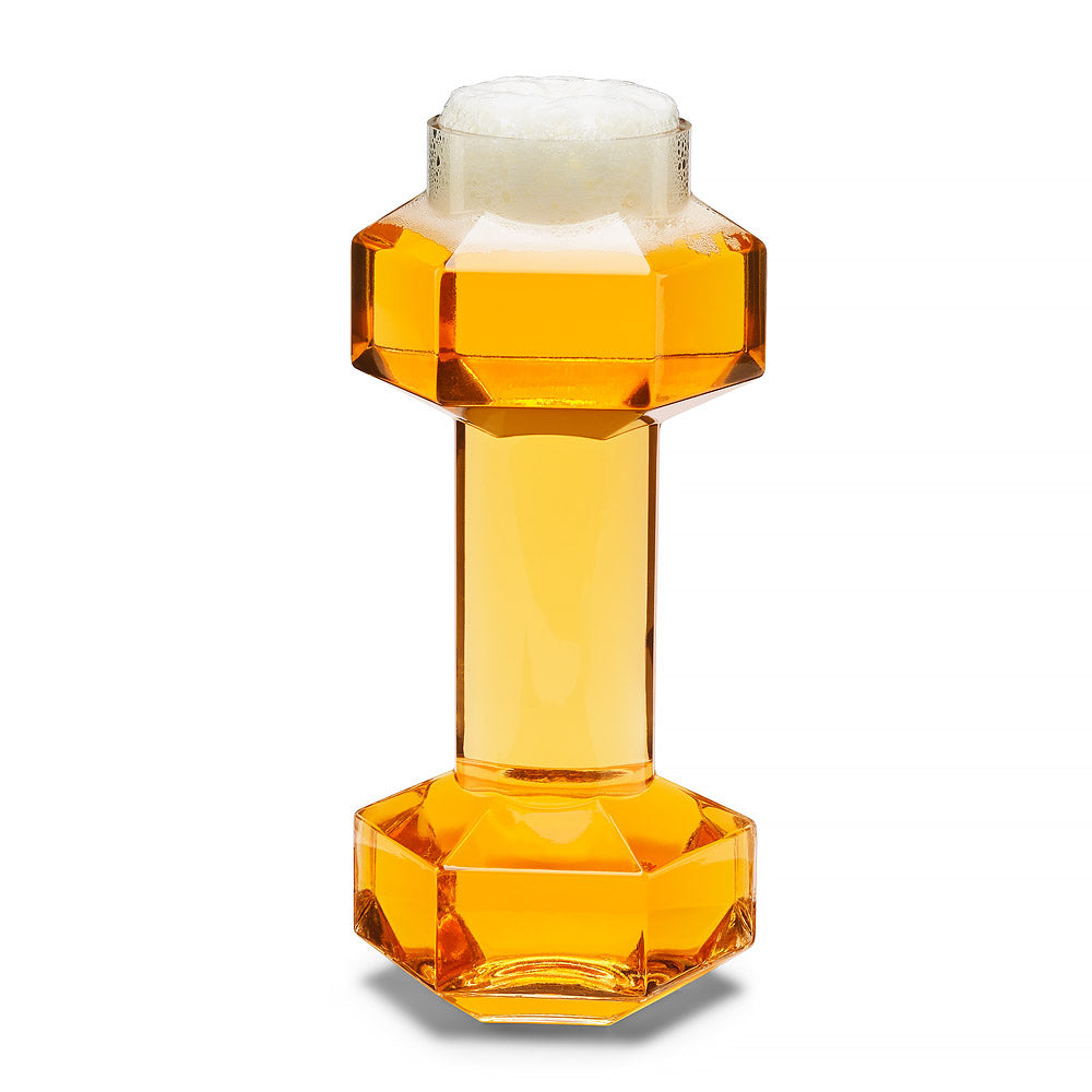 The Source Dumbbell Beer Glass-Ποτήρι Μπύρας Σε Σχήμα Βαράκι Γυμναστικής – Θήκη για κινητό από το PhoneBazaar.gr