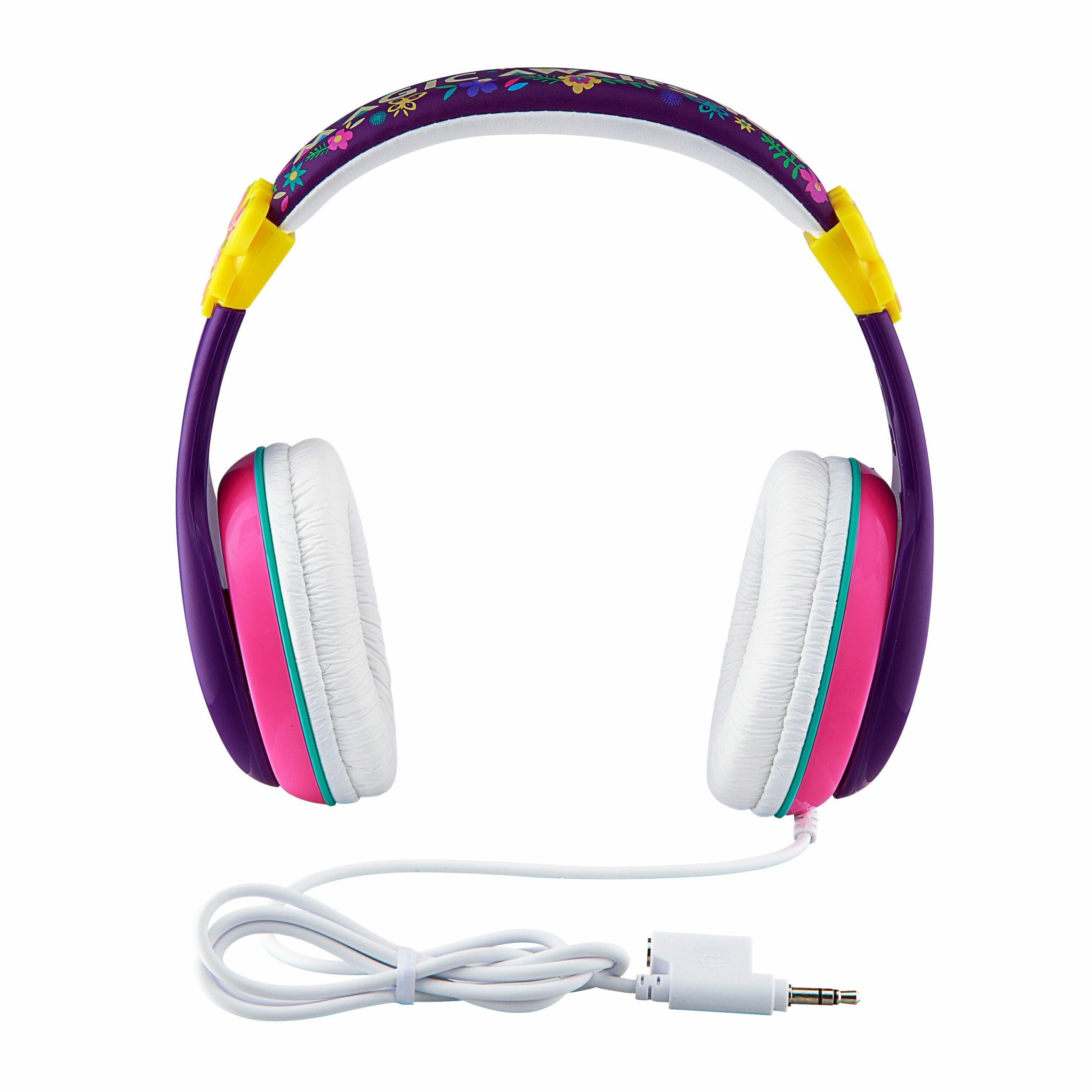 eKids Encanto Ενσύρματα Ακουστικά με ασφαλή μέγιστη ένταση ήχου για παιδιά και εφήβους (EN-140) (Μωβ/Λευκό/Ροζ)