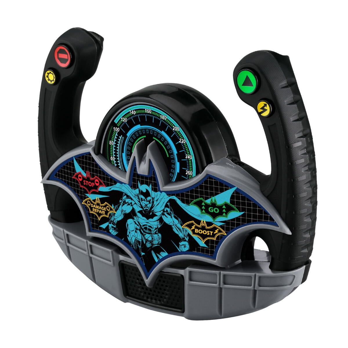 Ekids Batman Batmobile Toy Steering Wheel Φουτουριστικό Τιμόνι Batmobile Για Παιδιά Με Ενσωματωμένα Sound Effects (Bm-157) (Μαύρο/Γκρι) – Θήκη για κινητό από το PhoneBazaar.gr