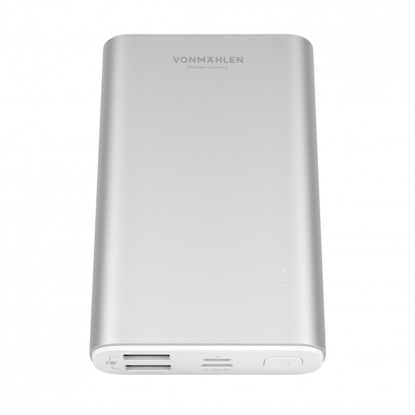 Vonmählen Evergreen The Powerbank (Minimalist Designed 10.000 Mah Powerbank) – Silver – Θήκη για κινητό από το PhoneBazaar.gr