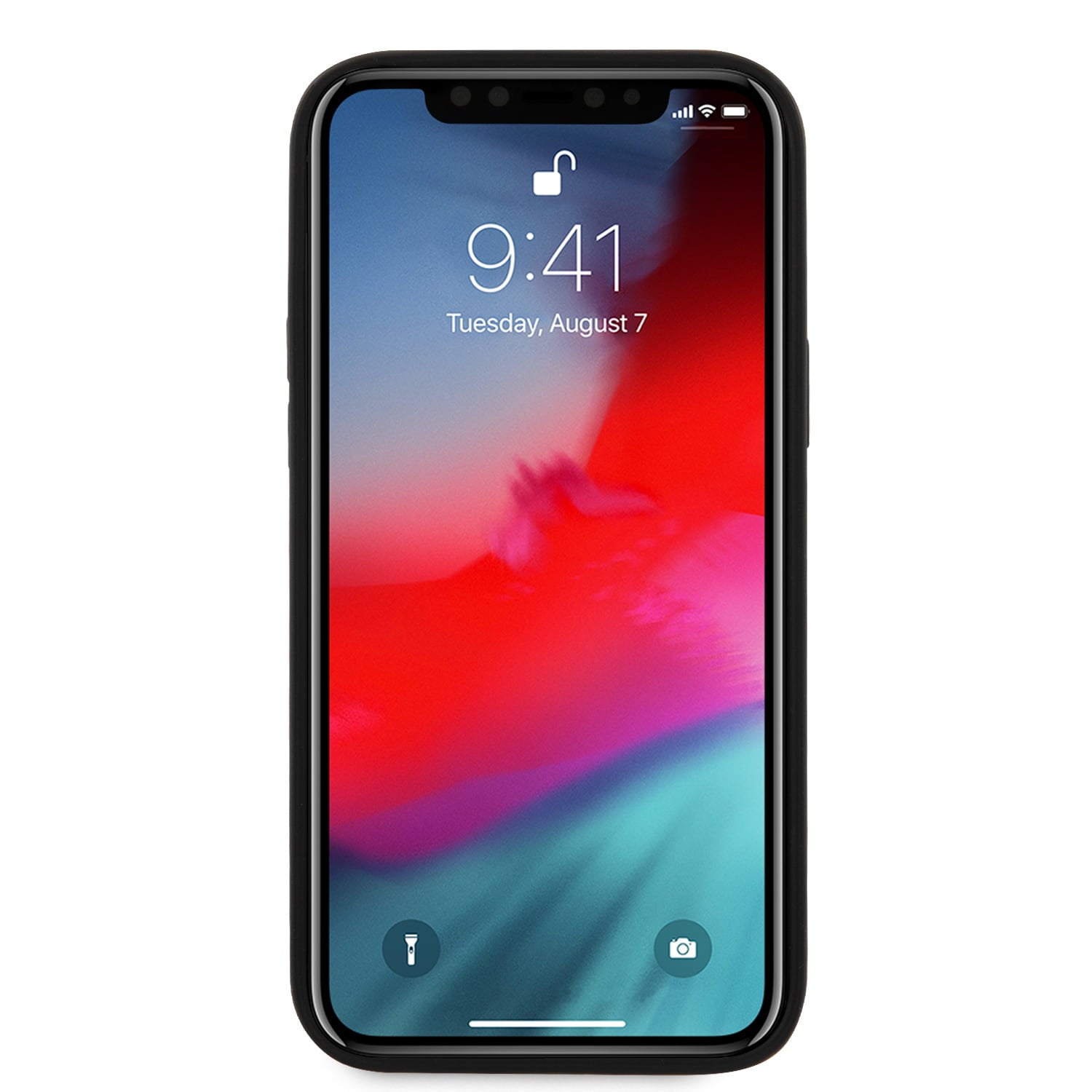 Ferrari "On Track" Liquid Silicone Case Θήκη προστασίας – iPhone 12 Pro Max (Μαύρη/3D Logo)