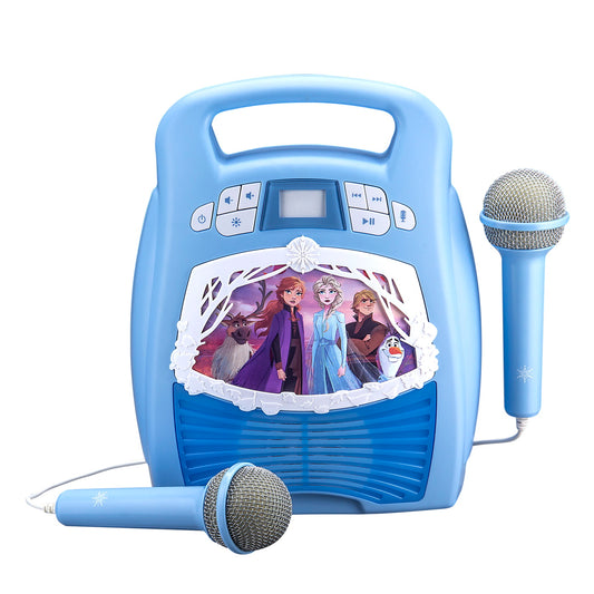 Ekids Frozen 2 Bluetooth Mp3 Boombox Karaoke & Ασύρματο Μικρόφωνο Για Παιδιά Και Εφήβους Με Ενσωματωμένη Μουσική, Φωτισμό, Sound Effects (Fr-553) (Γαλάζιο/Λευκό) – Θήκη για κινητό από το PhoneBazaar.gr