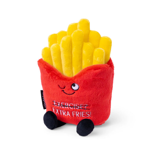 Punchkins Plush Πονηρές Τηγανιτές Πατάτες Λούτρινο – "Exercise Extra Fries" – Θήκη για κινητό από το PhoneBazaar.gr