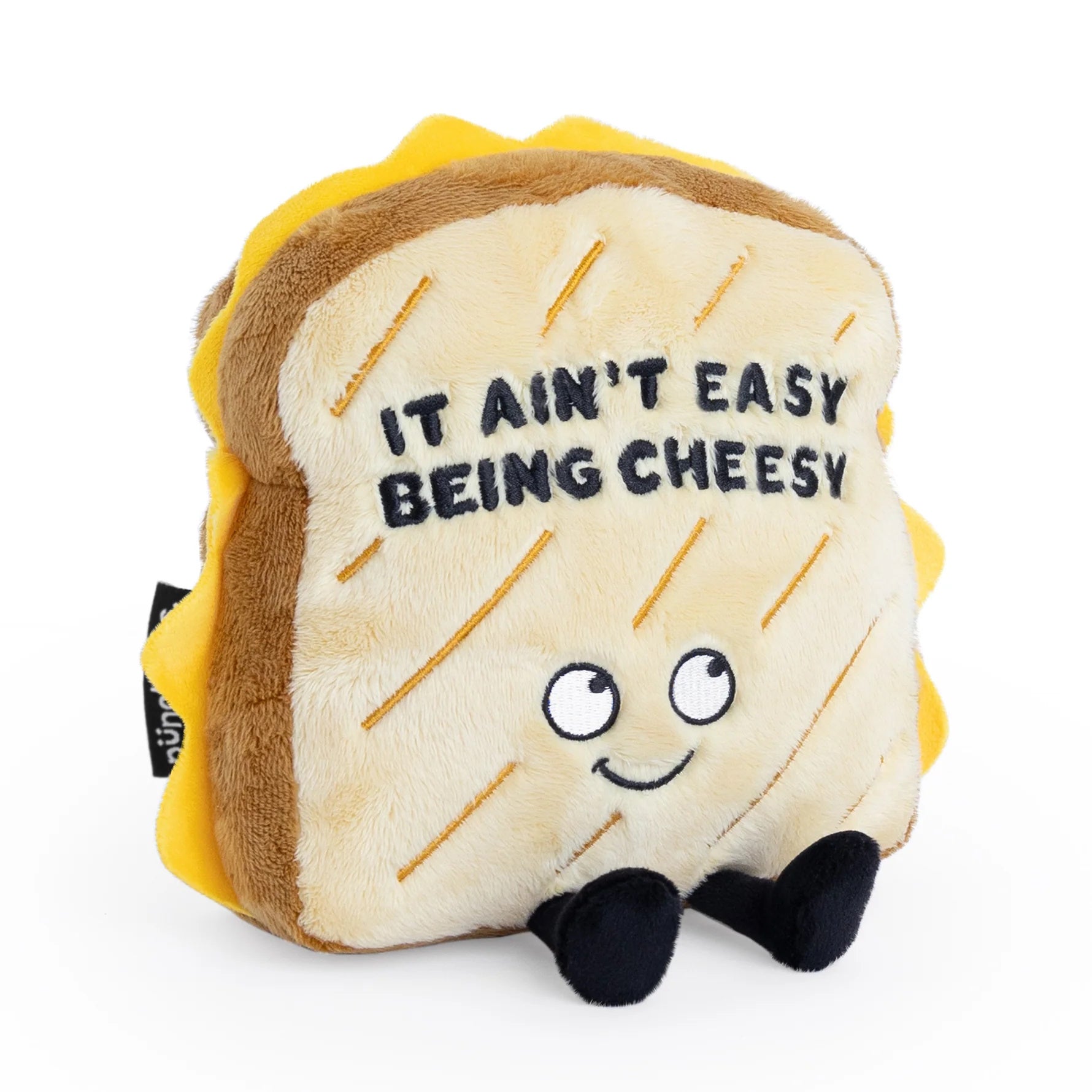 Punchkins Plush Ψημένο Τοστάκι Λούτρινο – "It Ain'T Easy Being Cheesy" – Θήκη για κινητό από το PhoneBazaar.gr