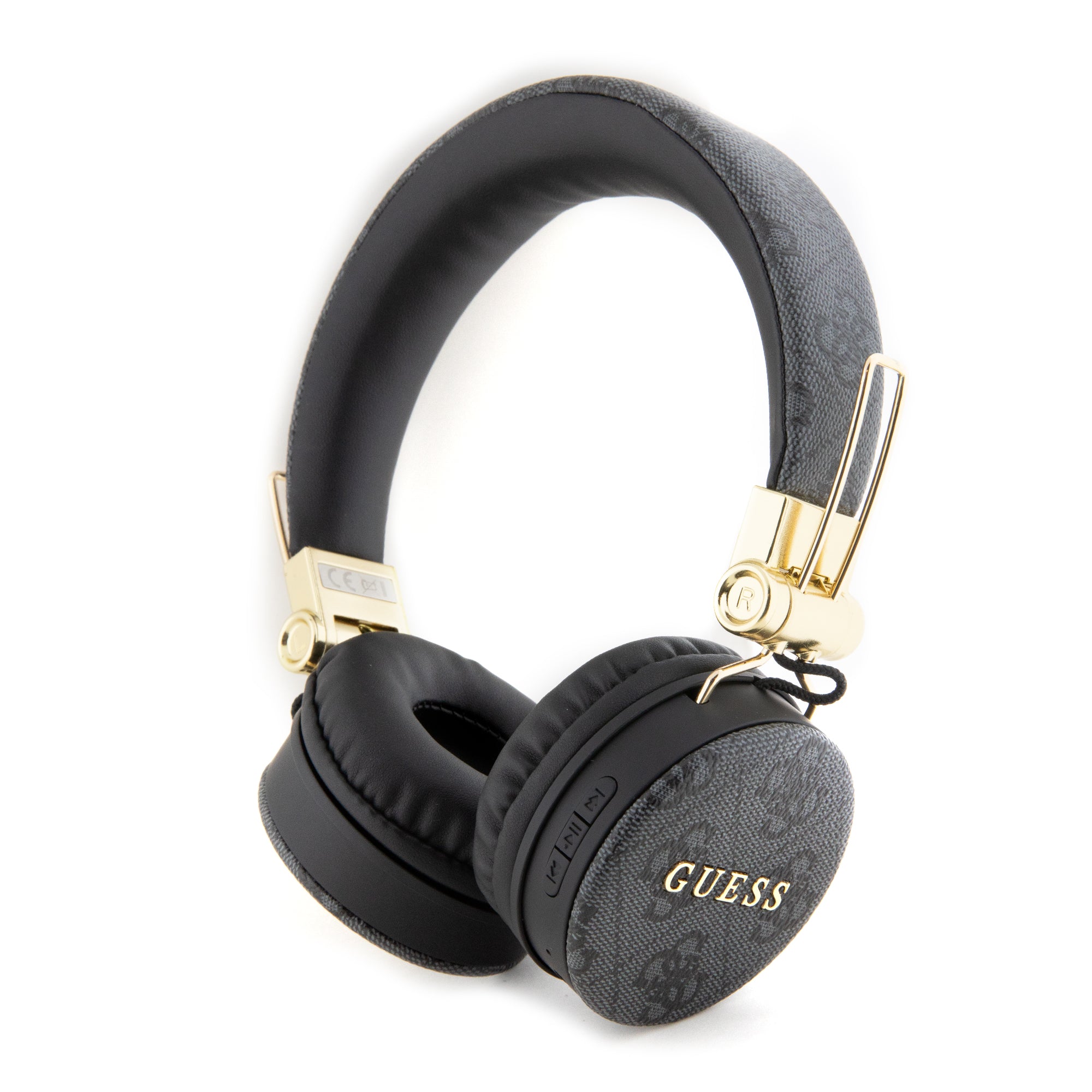 Guess "4G Logo" Over Ear Bluetooth Headphones Ακουστικά Over Ear Από Δερματίνη Με Μεταλλικό Logo (Black – Gubh704Gemk) – Θήκη για κινητό από το PhoneBazaar.gr
