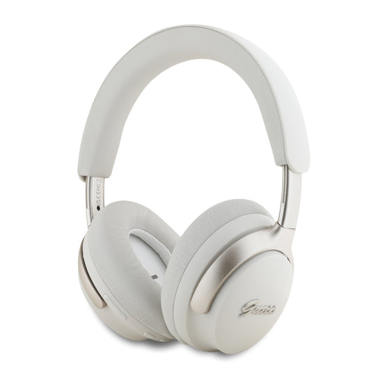Guess Metal Script Logo Bluetooth Anc/Enc Headphones (Beige - Gubhc22Psfcsme) – Θήκη για κινητό από το PhoneBazaar.gr