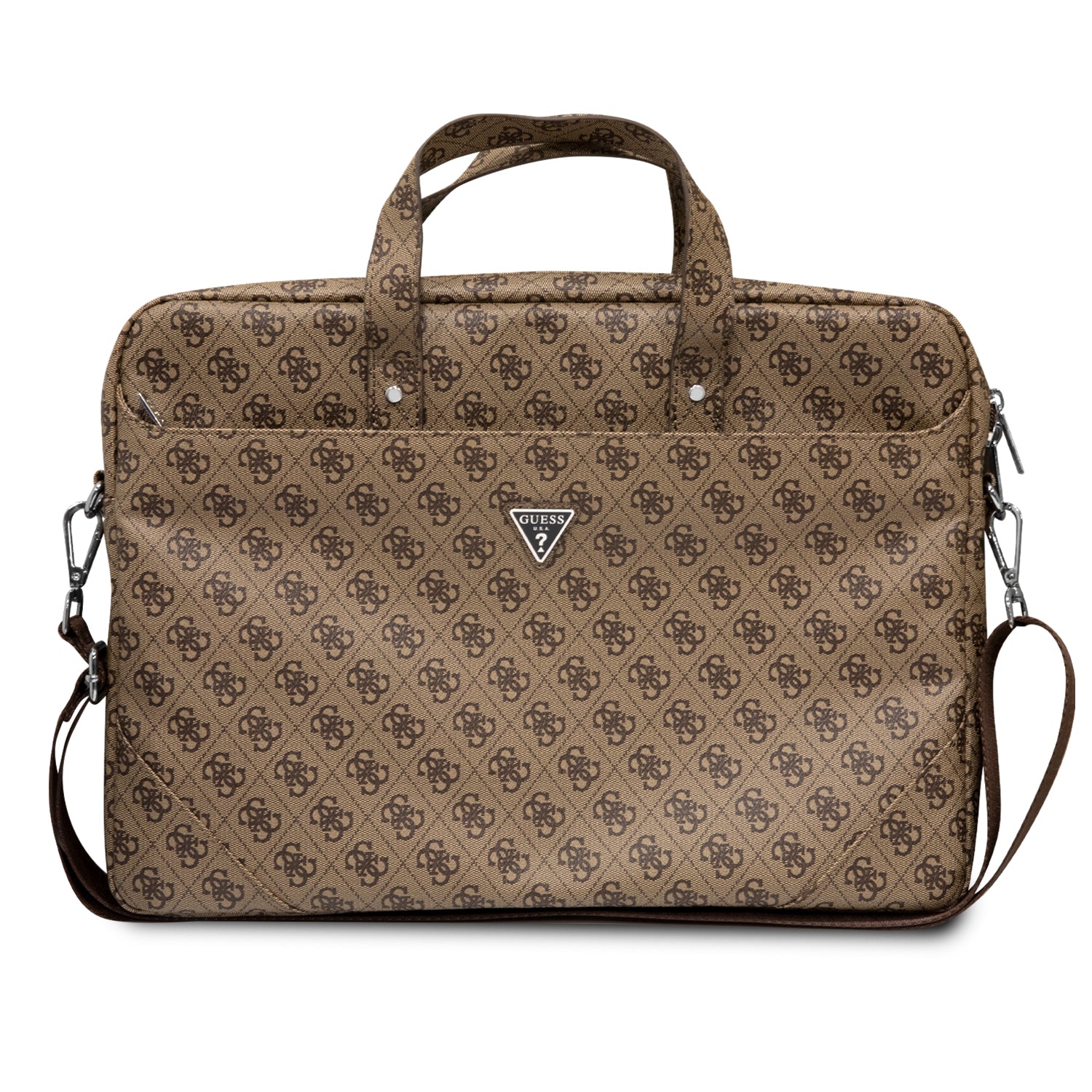 Guess 4G Big Logo Computer Bag Τσάντα Κατάλληλη Για Laptop 15" (Brown - Gucb15P4Tw) – Θήκη για κινητό από το PhoneBazaar.gr