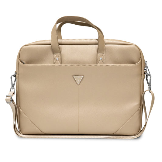 Guess 4G Uptown Computer Bag Τσάντα Κατάλληλη Για Laptop 15" (Beige - Gucb15Psatle) – Θήκη για κινητό από το PhoneBazaar.gr