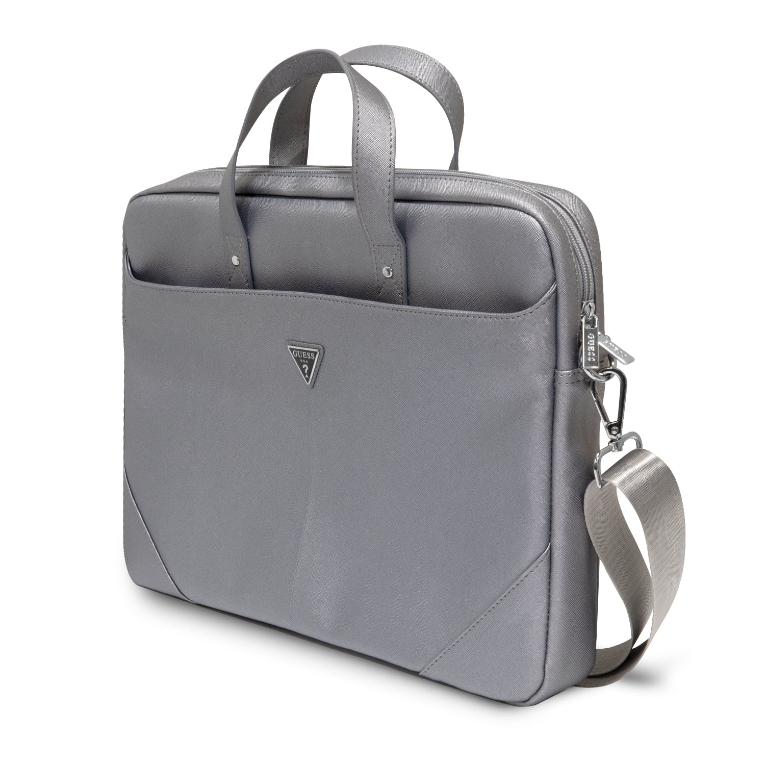 Guess 4G Uptown Computer Bag Τσάντα κατάλληλη για laptop 15" (Silver - GUCB15PSATLG)