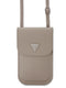 Guess Grained Triangle Logo Pu Leather Wallet Case (Brown - Gucwbpgtspsw) – Θήκη για κινητό από το PhoneBazaar.gr