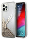 Guess Glitter Script Vintage Gold Logo Θήκη Προστασίας – Iphone 12 / 12 Pro (Clear/Glitter Gold) – Θήκη για κινητό από το PhoneBazaar.gr