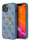 Guess “4G Logo Collection” Hard Case Pu Leather Θήκη Προστασίας Από Δερματίνη – Iphone 13 Mini (Μπλε) – Θήκη για κινητό από το PhoneBazaar.gr