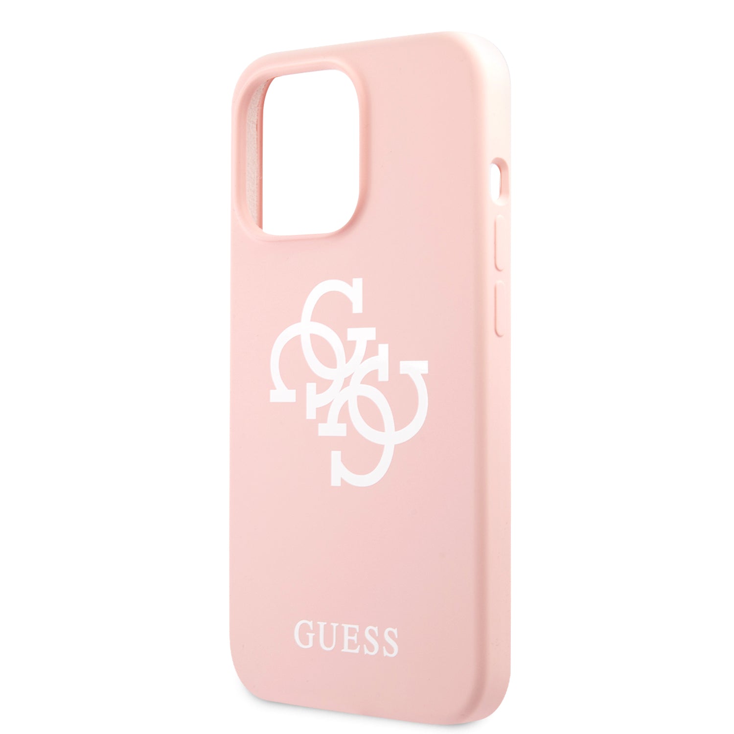 Guess "4G Logo Collection" Θήκη προστασίας από σιλικόνη – iPhone 13 Pro Max (Ροζ)